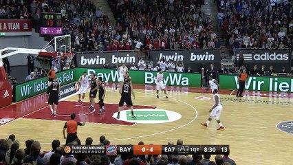 Euroleague: Bayern Munich 74-81 Milan