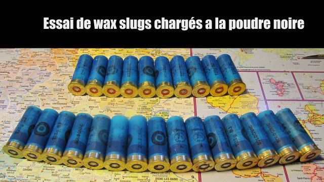 Wax Slug à la poudre noire - Black Powder Wax Slugs - Baikal IJ18