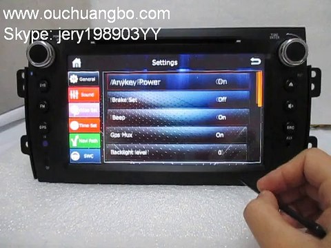 Ouchuangbo Suzuki SX4 2006-2013 Sound setting radio gps kit stereo