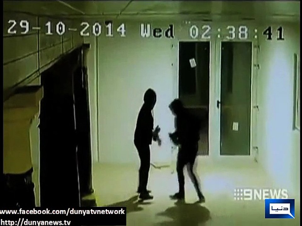 Dunya news-Two racist vandals spray anti-Muslim graffiti on the walls of a Sikh temple