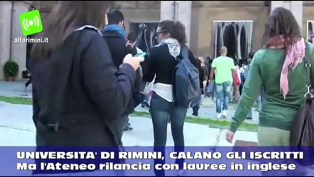 Università di Rimini, calano gli iscritti ma l'Ateneo rilancia con lauree in inglese