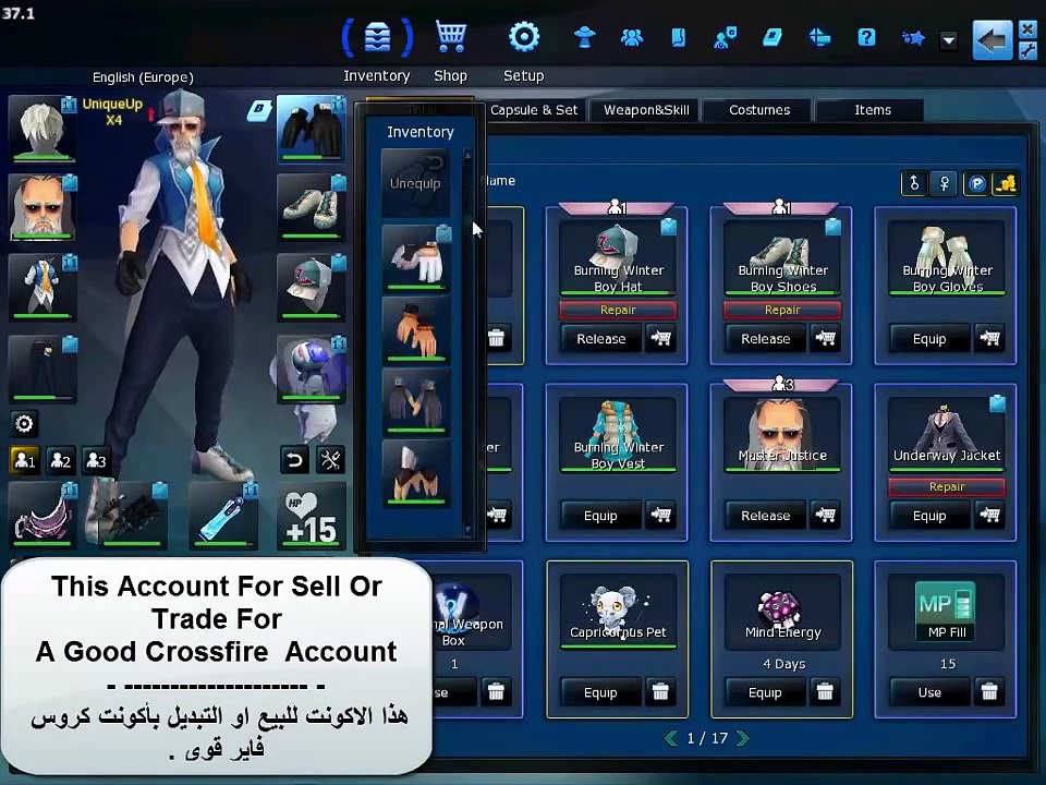 PlayerUp.com - Buy Sell Accounts - Semi Pro Full AP S4league Account For Sell Or Trade For Crossfire Account