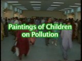 Shabbir Ibne Adil. PTV, News Report: Children Paintings on pollution