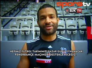 Beşiktaşlı basketbolculardan taraftara derbi çağrısı!...
