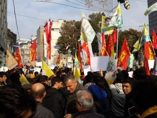 Taksim'de Kobani Eylemi Başladı
