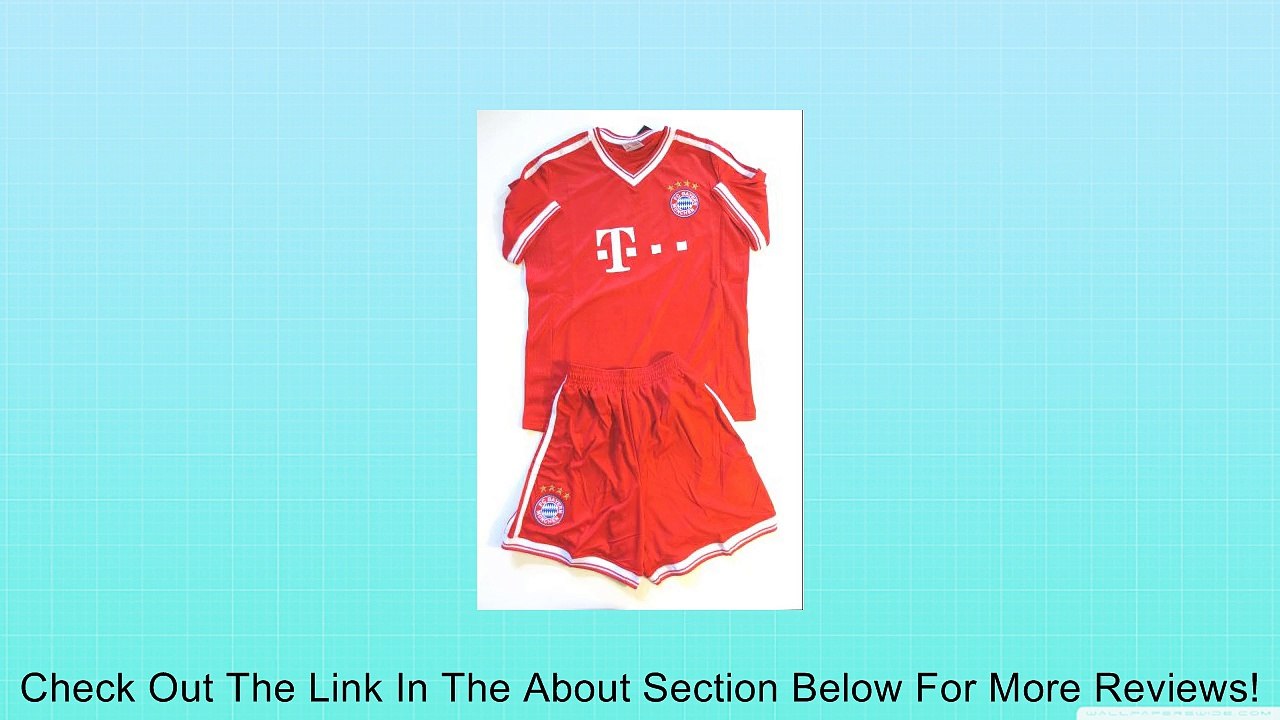 BAYERN MUNCHEN # 7 RIBERY SOCCER YOUTH LARGE SET JERSEY & SHORT (FOR 11 TO 12 YEARS OLD).NEW Review