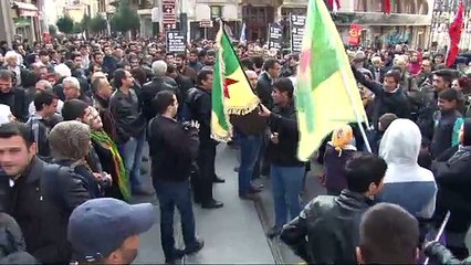 İstiklal’de "Kobani" eylemi