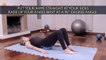 How to Strengthen the Abdomen and Legs with a Ball _ Exercise and Fitness Tips