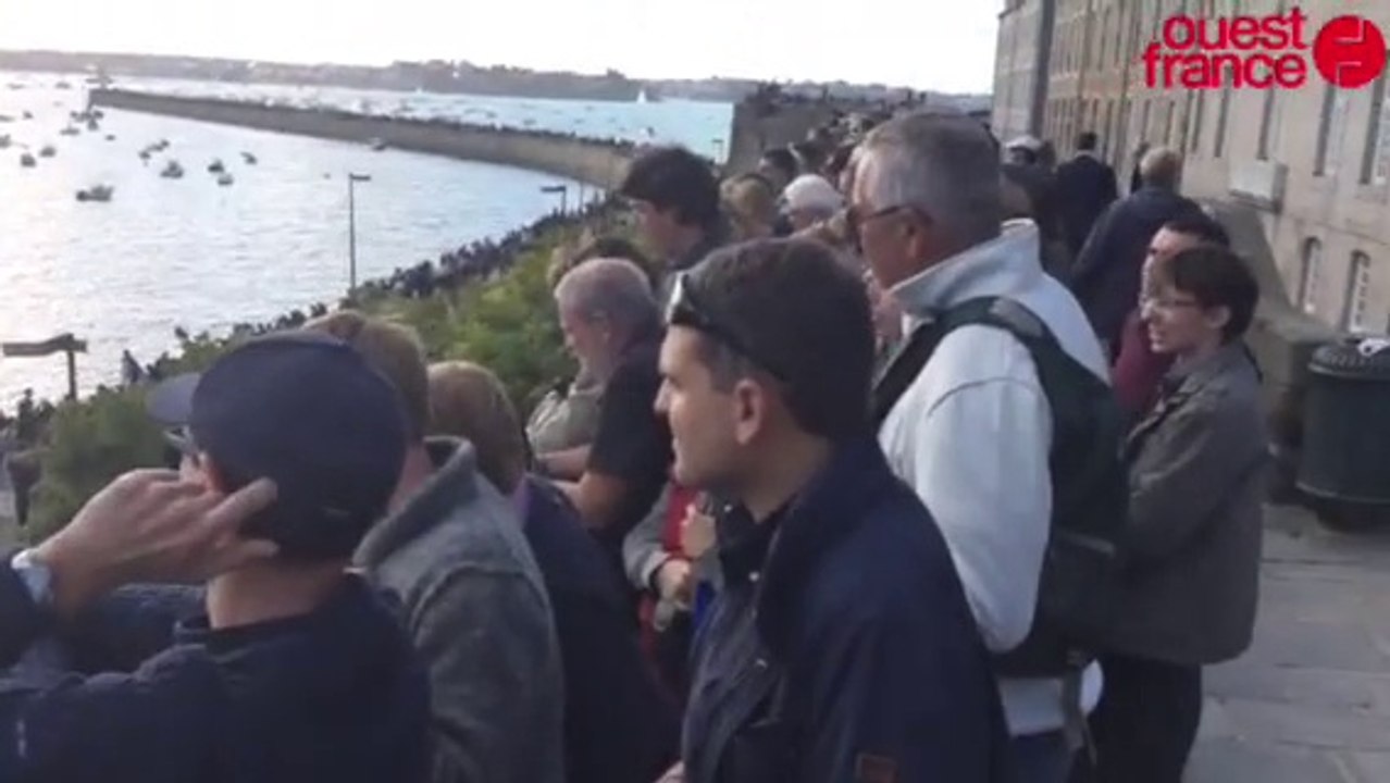 Route du Rhum : du haut des remparts...