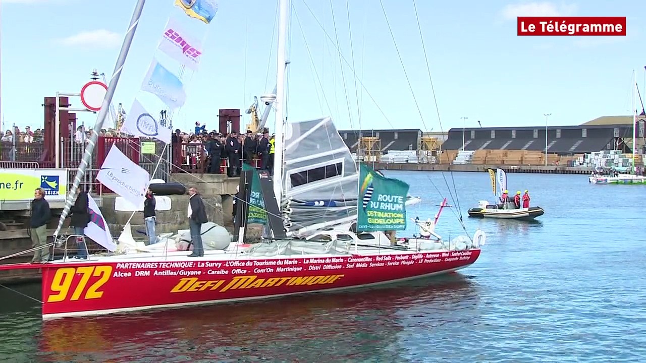 Route du Rhum - Destination Guadeloupe. Les Multi50 passent les écluses
