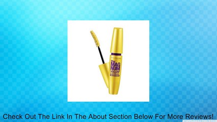 MAYBELLINE MAGNUM WATERPROOF BLACK MASCARA WITH COLLAGEN 1 PC Review