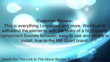 Mbquart GMR-1 Bluetooth Enabled Gauge Mount Radio Review
