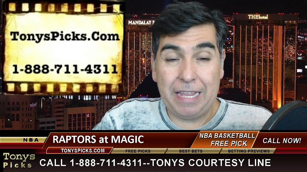 Orlando Magic vs. Toronto Raptors FreePick Prediction NBA Pro Basketball Point Spread Odds Preview 11-1-2014