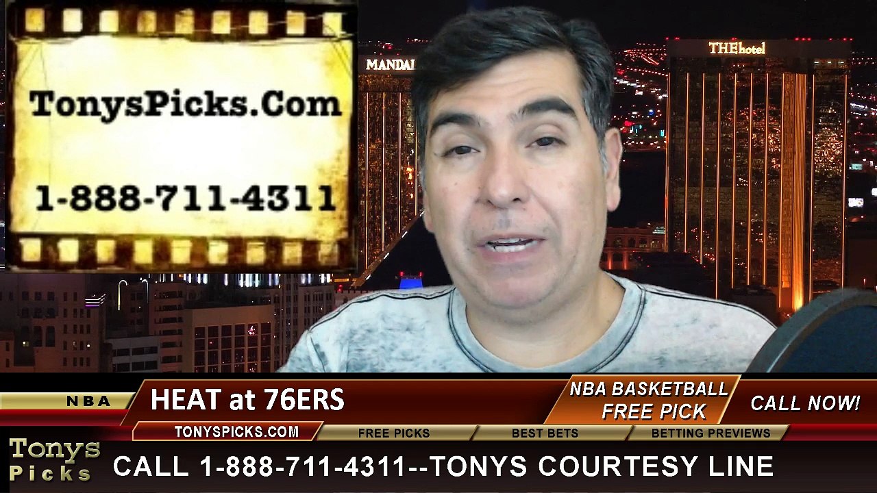 Philadelphia 76ers vs. Miami Heat Free Pick Prediction NBA Pro Basketball Odds Preview 11-1-2014