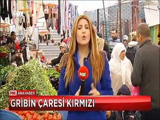 Gribin çaresi Kırmızı meyve, sebze haberi ve pazarda sepet tutma tarifi