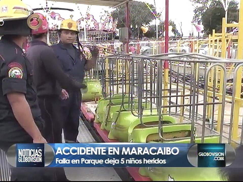 Falla en parque de diversiones deja 5 niños heridos en Zulia