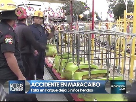 Falla en parque de diversiones deja 5 niños heridos en Zulia