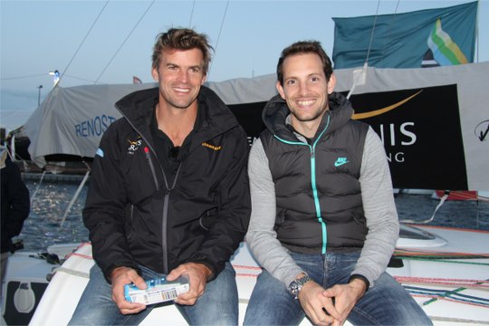 Route du Rhum : Renaud Lavillenie encourage Jean Galfione