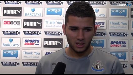 Réaction de Abeid aprés la victoire contre Liverpool