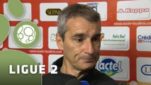 Conférence de presse Stade Lavallois - Tours FC (2-1) : Denis ZANKO (LAVAL) - Olivier PANTALONI (TOURS) - 2014/2015