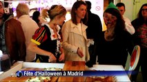 Les citrouilles d'Halloween ont éclairé les rues de Madrid