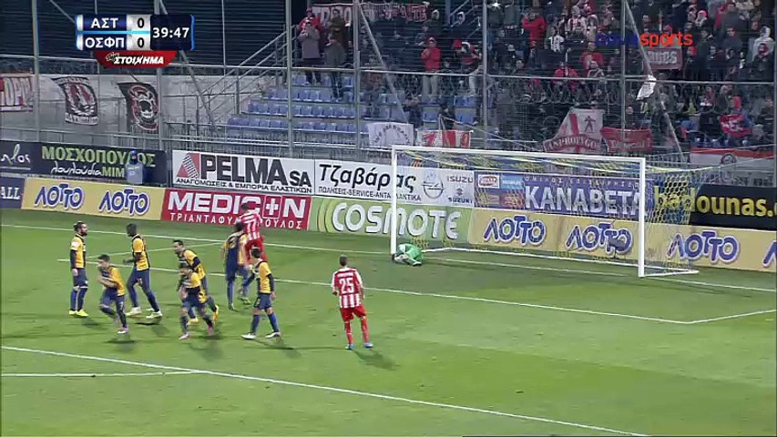 Αστέρας Τρίπολης - Ολυμπιακός 0-0 HL 9η αγωνιστική