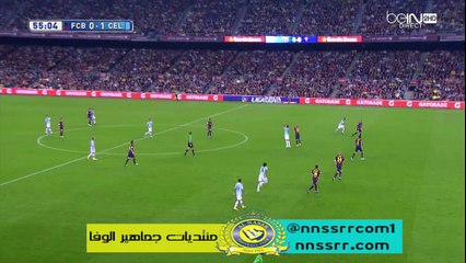 هدف الاول لصالح سالتافيكو ضد برشلونة خواكين لاريفي