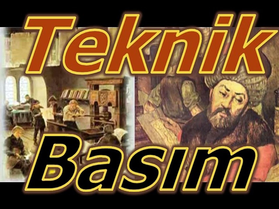 Teknik Basım Matbaacılık Videosu