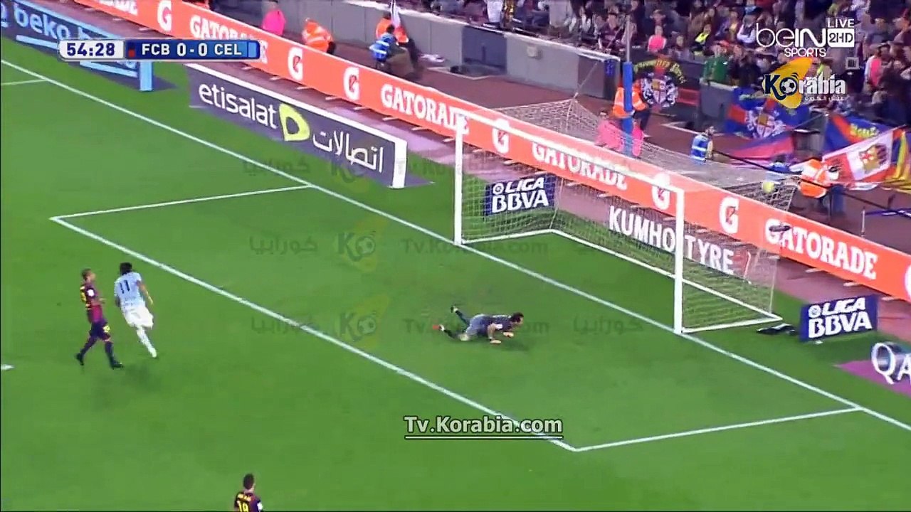 أهداف مباراة ( برشلونة - سيلتا فيغو ) 1-11-2014...