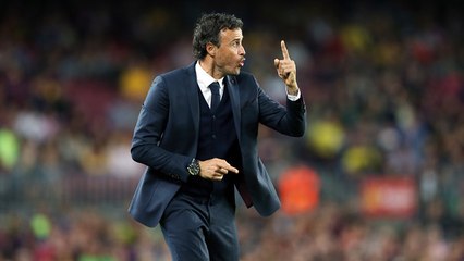 Luis Enrique: "Creo que hemos merecido ganar este partido"
