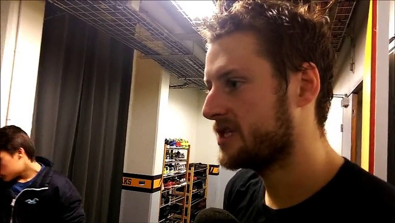 LM - 8ème j. : Rouen - Brest, itw d'après-match Loïc Lampérier