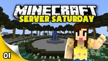 Minecraft: Server Saturday 1.8 - Ep 1 - New Towns!