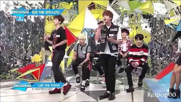 141023 BTS jin jimin singing let me know cut