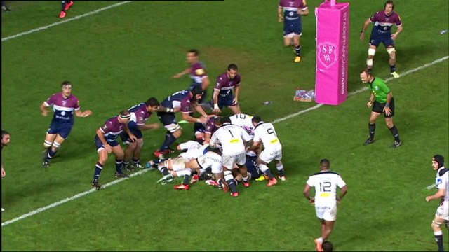 TOP14 - Stade Français-Bordeaux: Essai 2 Waisale Nayacalevu (PAR) - J10 - Saison 2014/2015