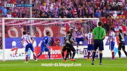 Nabil Ghilas - deux buts contre Atlético Madrid