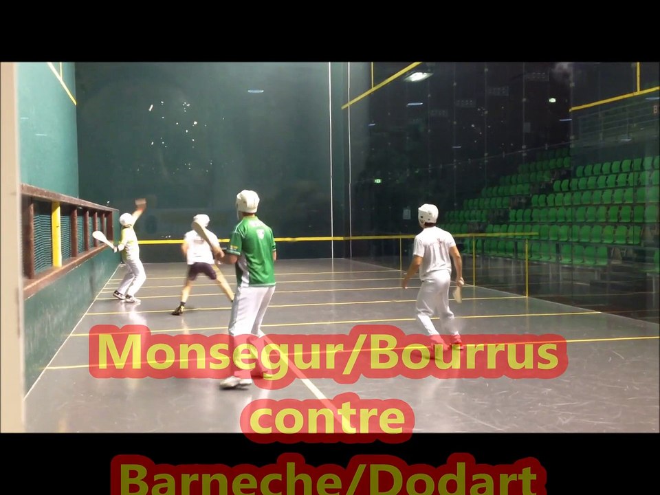 Paleta Tour Paü Cuir Trinquet de la Section Paloise du 29-10-2014