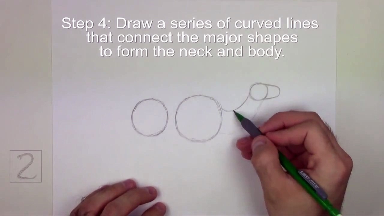 Karakalem Deve Çizimi