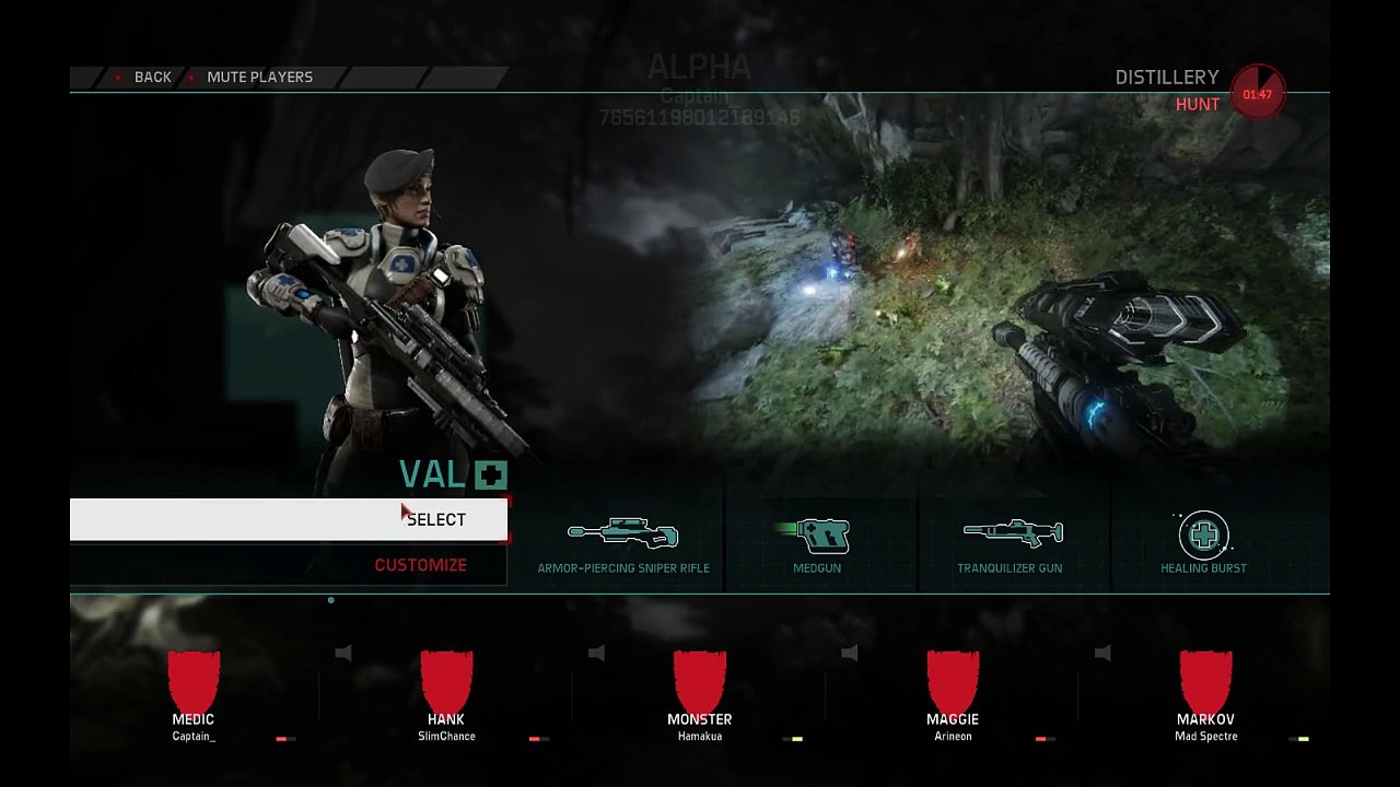 Evolve Big Alpha Online Match Part - Playing As A Hunter