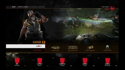 Evolve Big Alpha Online Match Part - Playing As A Hunter