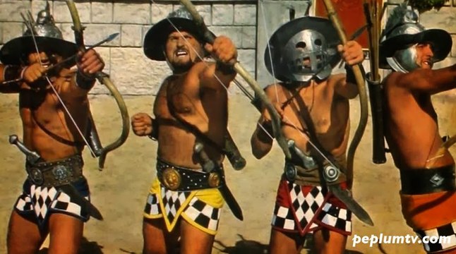 Spartacus and the Ten Gladiators (1964) Dan Vadis, Helga Liné, Ivano Staccioli. Sword and Sandal
