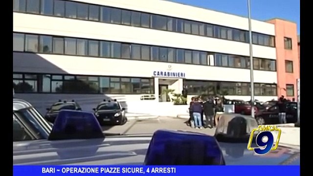 BARI | Operazione piazze sicure, 4 arresti