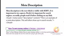 Meta Description - SEO Course - Part 17