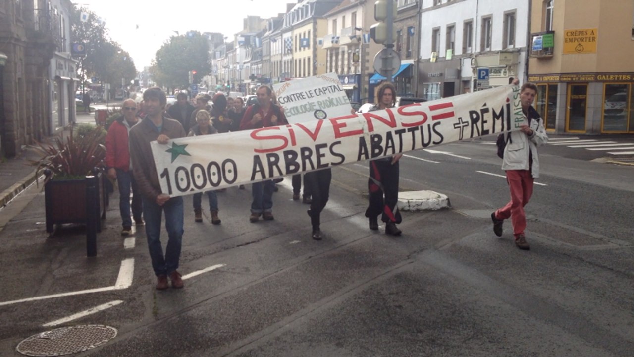 Manifestation contre le barrage de Sivens