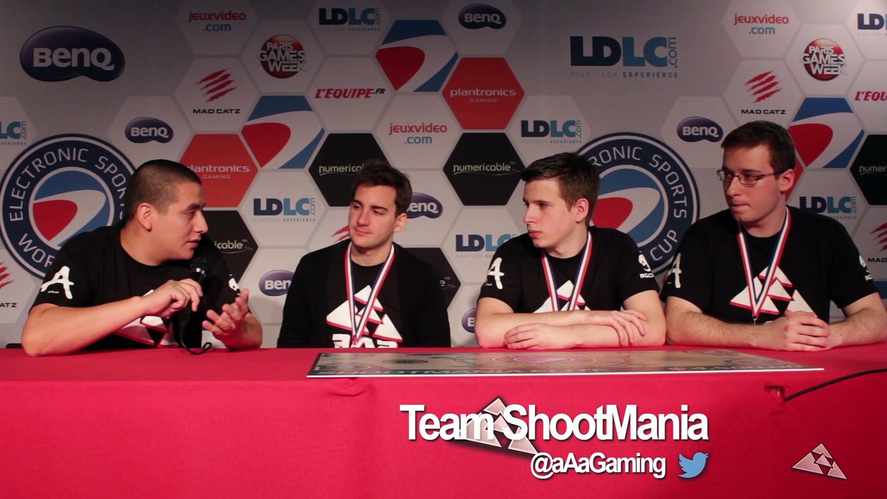 Team aAa Vice Champion du Monde ShootMania - ESWC 2014