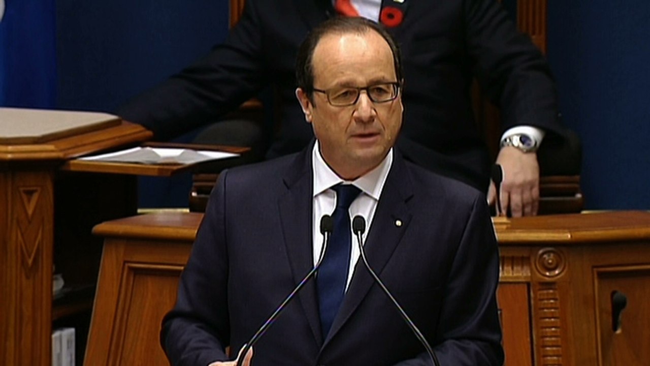 Discours devant le Parlement québécois à Québec