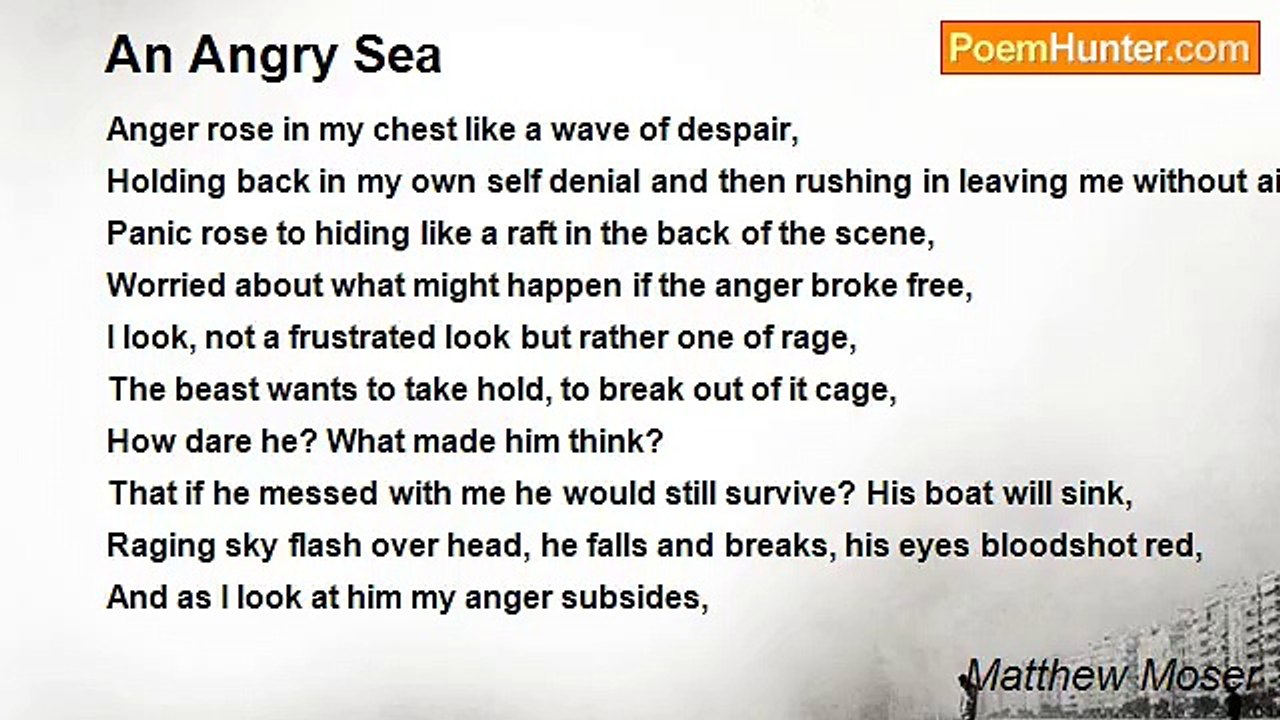 Matthew Moser - An Angry Sea