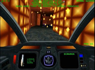 Let's Play Descent 1+ Level 8 - Mars Processing Station