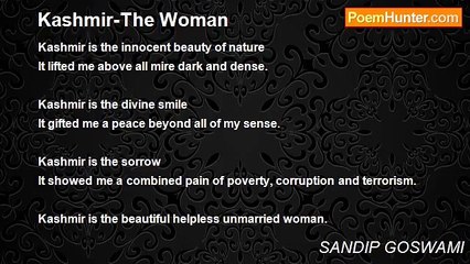 SANDIP GOSWAMI - Kashmir-The Woman
