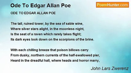 John Lars Zwerenz - Ode To Edgar Allan Poe