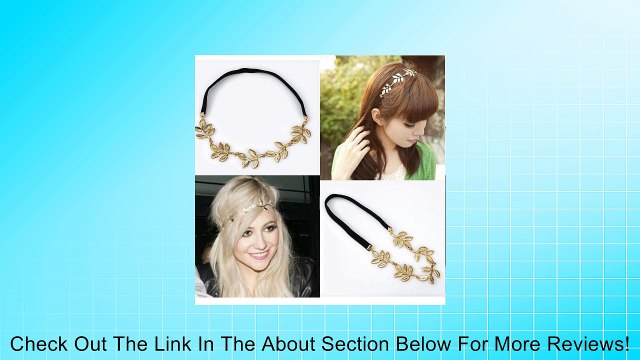 Ibeauty(TM) Gold Olive Leaf Headband Head Piece Chain Leaves Golden Elastic Band Review